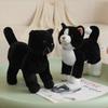 25 см Симуляция куклы-кошки Плюшевое животное Реалистичные игрушки-питомцы Кошки Домашнее украшение Праздничный сюрприз Подарок