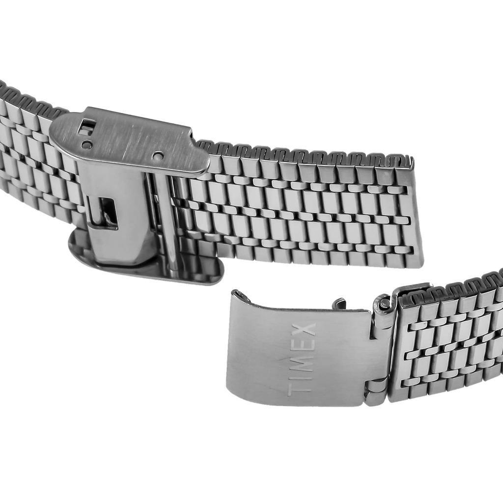 TIMEX Мужские часы Q сине-оранжевые TW2U6110