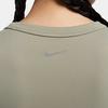 Nike Круглый вырез горловины однотонный влагоотводящий удобный короткий рукав укороченный топ женские топы Light-Army FN2805-320