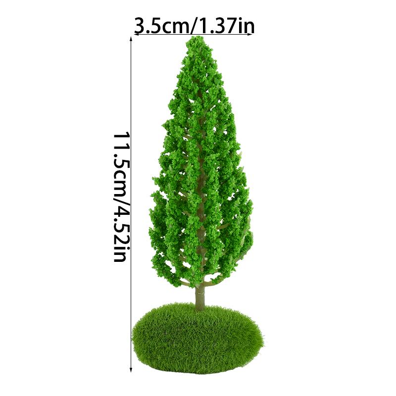 1PCS Mini Tree Model Fairy Garden Dollhouse Decorations Miniatures Micro Landscape Resin Crafts Figurine Home Garden Accessories