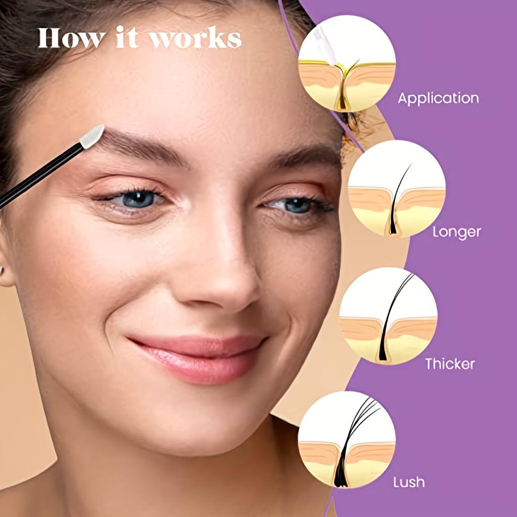 Питательная жидкость для ресниц, черные ресницы для завивки, натуральная жидкость для бровей, сыворотка для густых и длинных ресниц