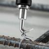 Semi-Automatic Rebar Tying Hook Tool Kit - Straight Pull Wire Twister, with Black And Green Non-Slip Handles