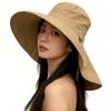 Солнцезащитная шляпа женская летняя шляпа от солнца для улицы, велоспорта, защиты шеи, шляпа от солнца с широкими полями, дышащая, складная, шляпа-ведро для альпинизма