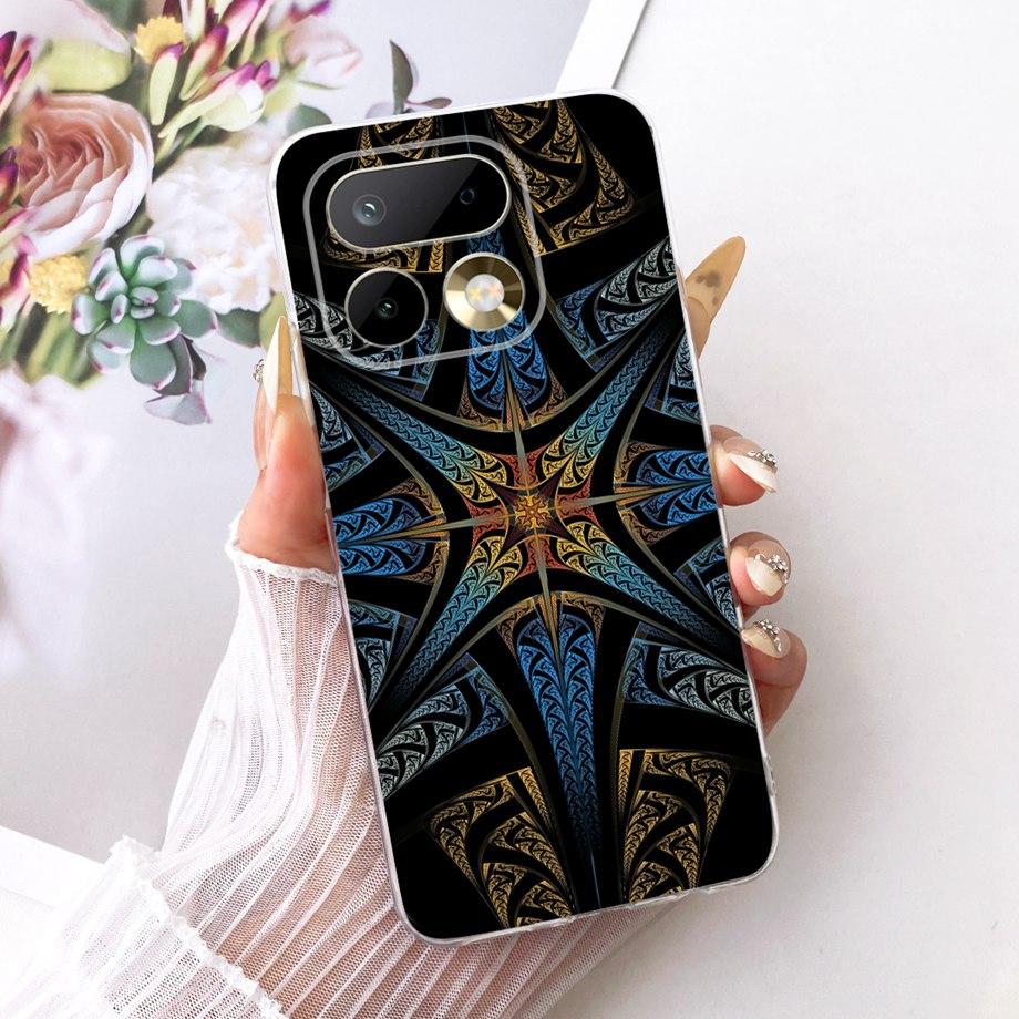 For Realme 16 Pro Pro+ Phone Case Soft Clear Silicone Cover Butterfly Dragon Cat Floral Painting Bumper RMX5121 RMX5131  Fundas