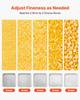 Electric Grain Mill Grinder, 600W High Power Commercial Spice Grinder, 53L Pulverizer Powder Machine with Galvanized Sharp Blades, for Dry Grains,