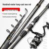 Ultra-Light, Ultra-Hard Long-Distance Casting Rod Set for Silver and Bighead Carp