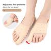 Регулируемая защита для стопы Вальгусная деформация большого пальца ноги Ортопедическая накладка Косточка большого пальца ноги Защита от натирания Обувь для дня и ночи Разделитель пальцев