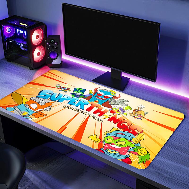 Superthings3 Mouse Pad - Non-Slip Rubber Base, Smooth Surface for Work,Gaming,Office,And Home Use, Desk Mouse Pad