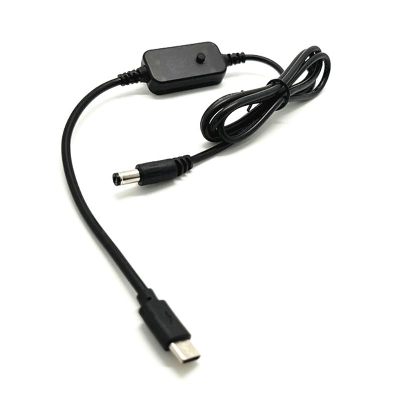Адаптеры питания постоянного тока Wall PlugChargerPD5V-12V-20V to DC Current Power Cable Type C для ноутбуков