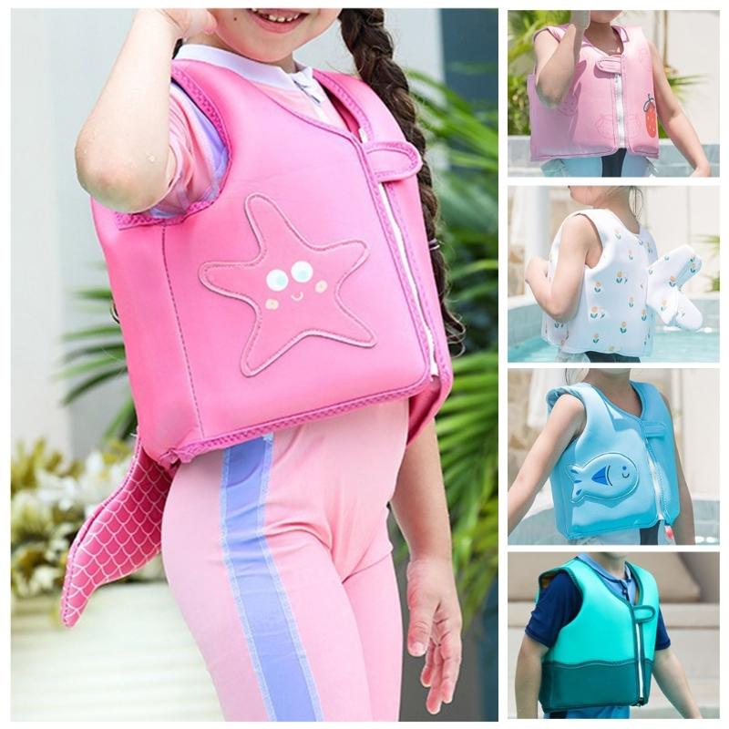 Toddlers Swim Vest Float Jackets Toddlers Floatie Swimming Jackets Safety Swim Aid Jackets Pool Gift for Boy and Girls
