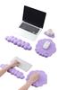 Levieny Latest Evolution Honeycomb Keyboard Wrist Rest for Keyboard Cloud Hand Rest Wrist Cushion Ergonomic Design with Purple for Use Stress Rest