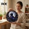 Набор для творчества «Алмазная мозаика» Черная кошка, Наборы для взрослых и начинающих, Комплект материалов, Милый набор для рисования животного, Декор для дома, стены и окна