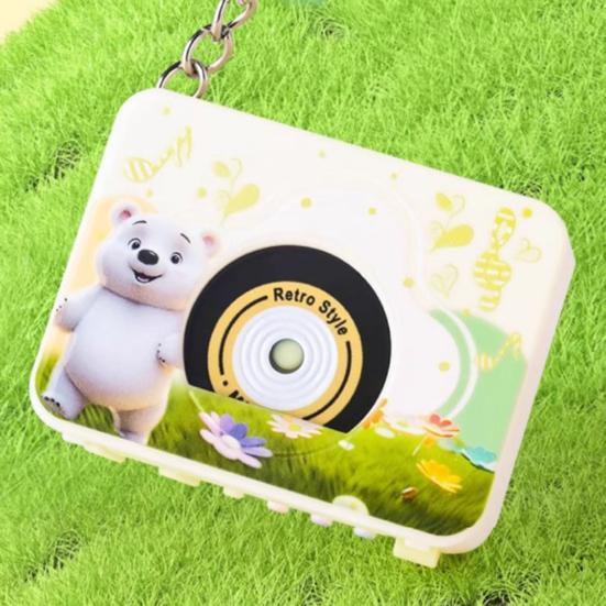 2025 Мини Брелок в виде проигрывателя, Портативный Ретро Фонограф, Игрушка, Подвеска на сумку, Карманный Музыкальный Подарок для Детей