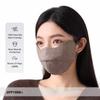 Inner Layer Silk Full Face Cover Anti Cold Warm Face Shield Soft Winter Face Mask  Winter Travel