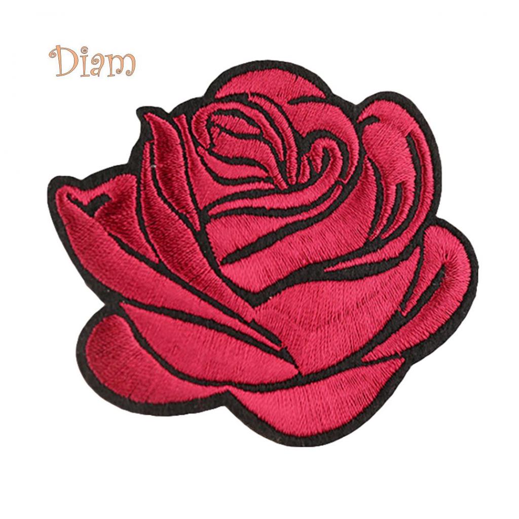 Lachepper значок в виде розы, железная нашивка, украшение, цветок, сумка, шляпа, аппликация, аксессуары для одежды, аксессуары