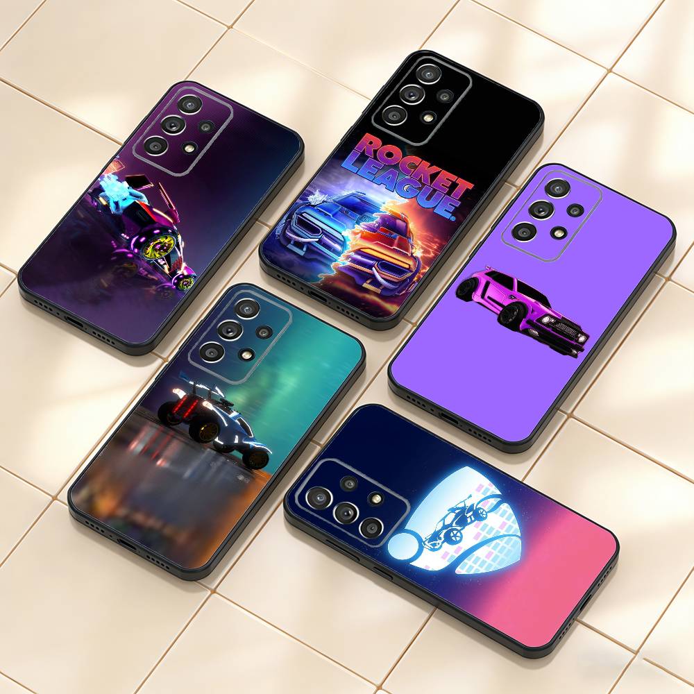 Игровой чехол R-Rocket L-League для телефона Samsung S25, S24, S21, S22, S23, S30, Ultra, S20, Plus, Fe, Note, 10, 9, 5G Черный