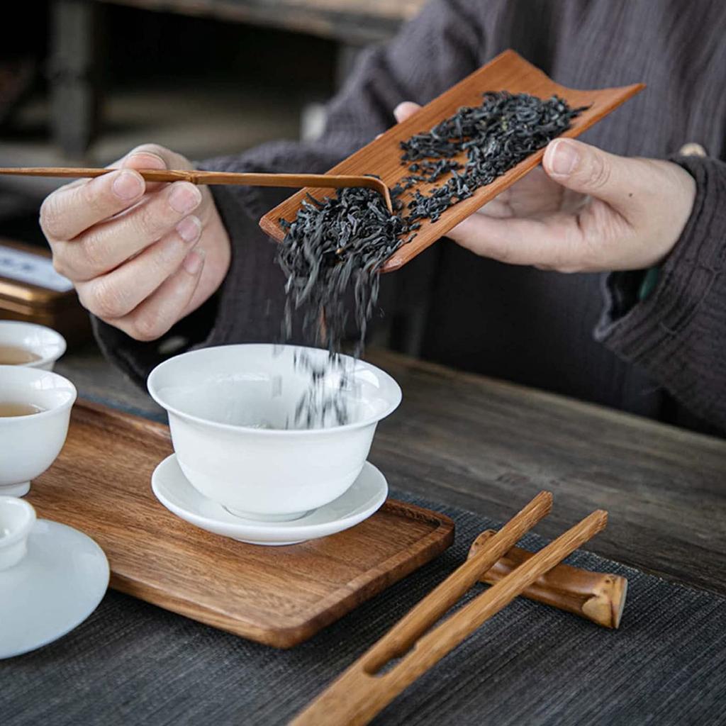 SAMZO 1 Piece Tea Clip, Tea Spoon, Made of Bamboo, Japanese Tea Ceremony, Chinese Tea Ceremony, Tea Culture, Tea Utensils Set, Tea Utensils, Chinese