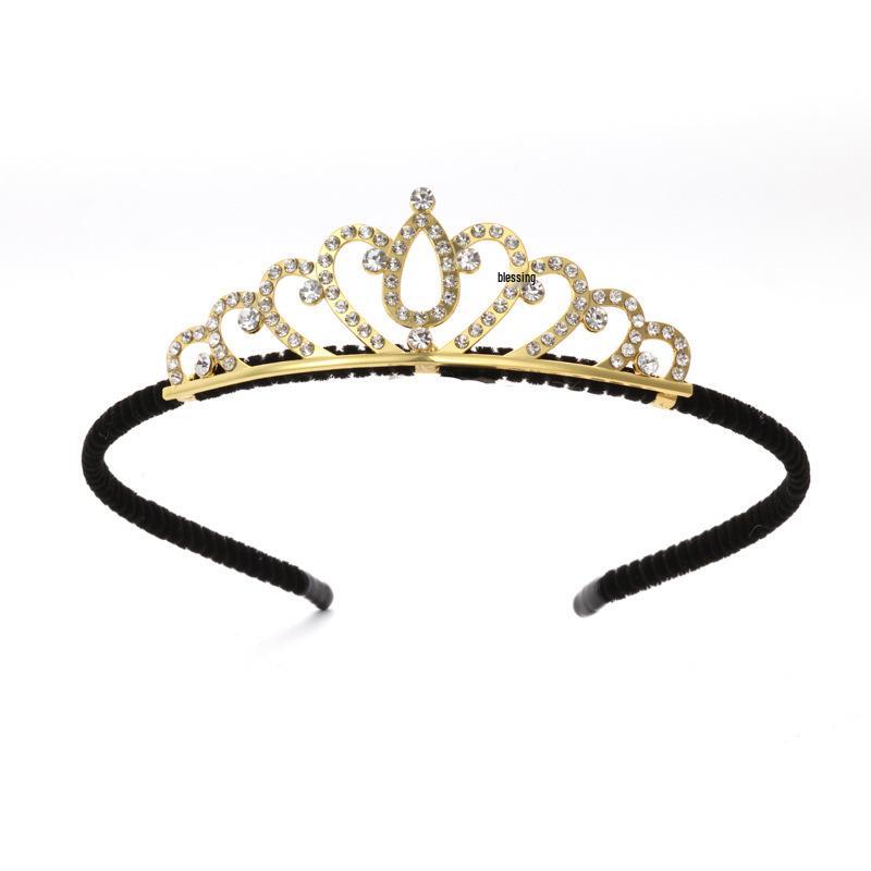 Европейская и американская диадема-корона и заколка для волос в форме сердца для девочек