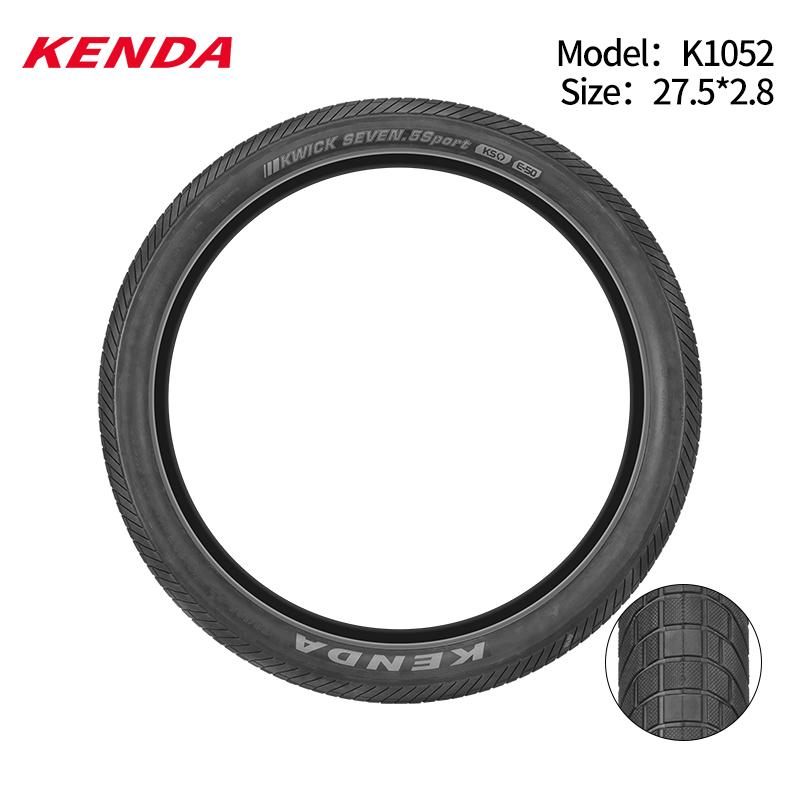 Kenda 27.5 Inch Mountain Bike Tire Durable Rubber 60TPI 27.5in * 2.4/2.8 Trials MTB Road Bike Racing Outer Tire Winter Cycling