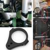 HYEPIVOT CNC алюминиевый кронштейн для вилки мотоцикла, рулевой демпфер, рама, монтажный зажим, фиксатор для ног, детали оборудования, стабилизатор, универсальный, 30 мм, черный
