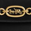 Coach Harley 22 Solid Color Flap Hardware Buckle Leather Saddle Bag Crossbody Shoulder Bag Small Women Bags Black CM705-B4BK