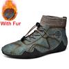 Модные зимние кожаные мужские ботинки, винтажные супер теплые зимние ботинки, мужская зимняя повседневная обувь, кроссовки, ковбойские ботильоны в стиле вестерн, водонепроницаемые
