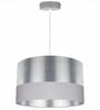 Hanging ceiling lamp with chrome lampshade, LED