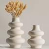 Modern minimalist white ceramic vase 2PCS