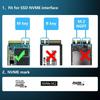 Адаптер M.2 NVME SSD к PCIe 4.0 3.0 M.2 SSD GEN4 PCIe 4.0 Плата расширения для материнской платы ПК X1 X4 X8 X16 Для 2230 2242 2260 2280