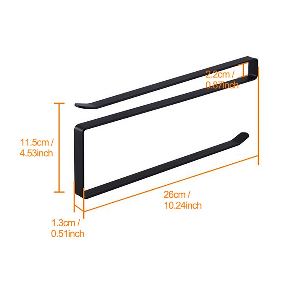 Домашний кухонный шкаф без дырокола, держатель для рулонной бумаги, вешалка для полотенец, сумка для хранения свежести