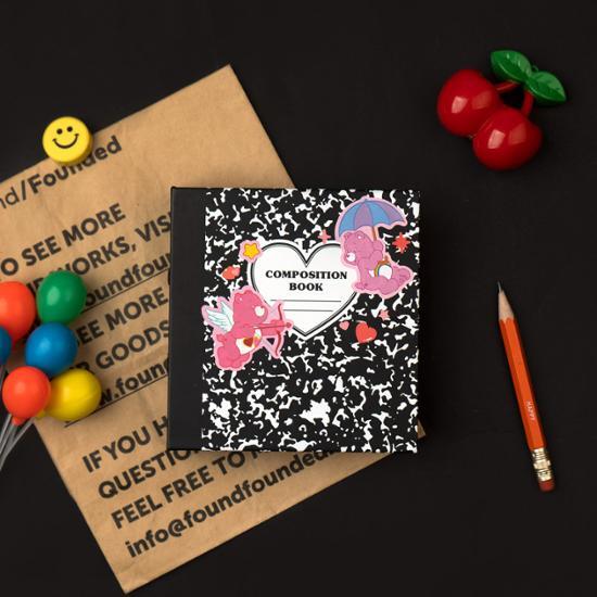 Папка-переплет для фотографий Luca Lab с тремя отверстиями, черное кольцо, популярная фраза в Корее