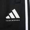 adidas Полосатый дизайн куртка на молнии и длинные брюки средней посадки повседневный спортивный костюм унисекс костюм TR30JT-BW+TR30PT-BW