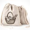 Reusable Bread Bag Eco-friendly Drawstring Design Easy To Clean Homemade Bread Storage Bag Dry Food Storage Organizer