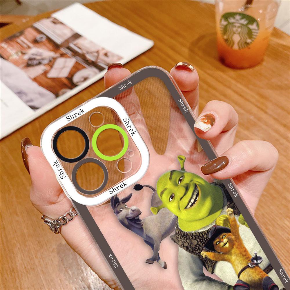 Смешной Чехол Для Телефона S-Shrek Третий Прозрачный Для Samsung A03S A03 A04 A05 A05S A06 A7 A12 A13 A14 A15 A16 NOTE 10 20 ULTRA Чехол