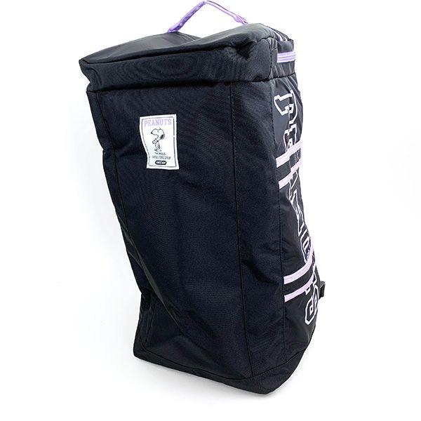 Snoopy Boston Backpack Purple Logo PEANUTS Backpack Commuting Bag