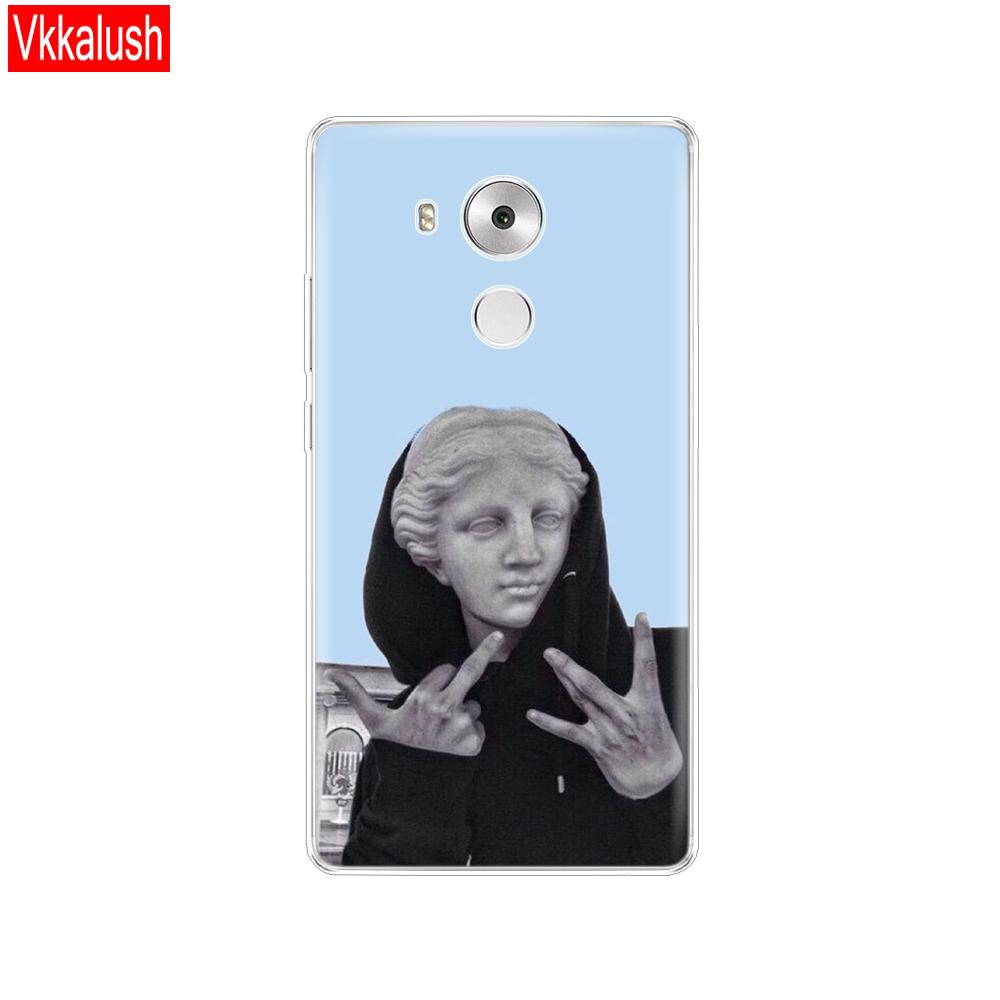 Чехол для Huawei Mate 8 Чехол Huawei Mate8 Чехол Cartoon Soft задняя крышка Mate 8 Coque Funda Skin противоударный чехол
