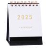 2025 Английский Маленький Настольный Календарь Однотонный Календарь Настольный Записка Сообщение Маленькие Украшения