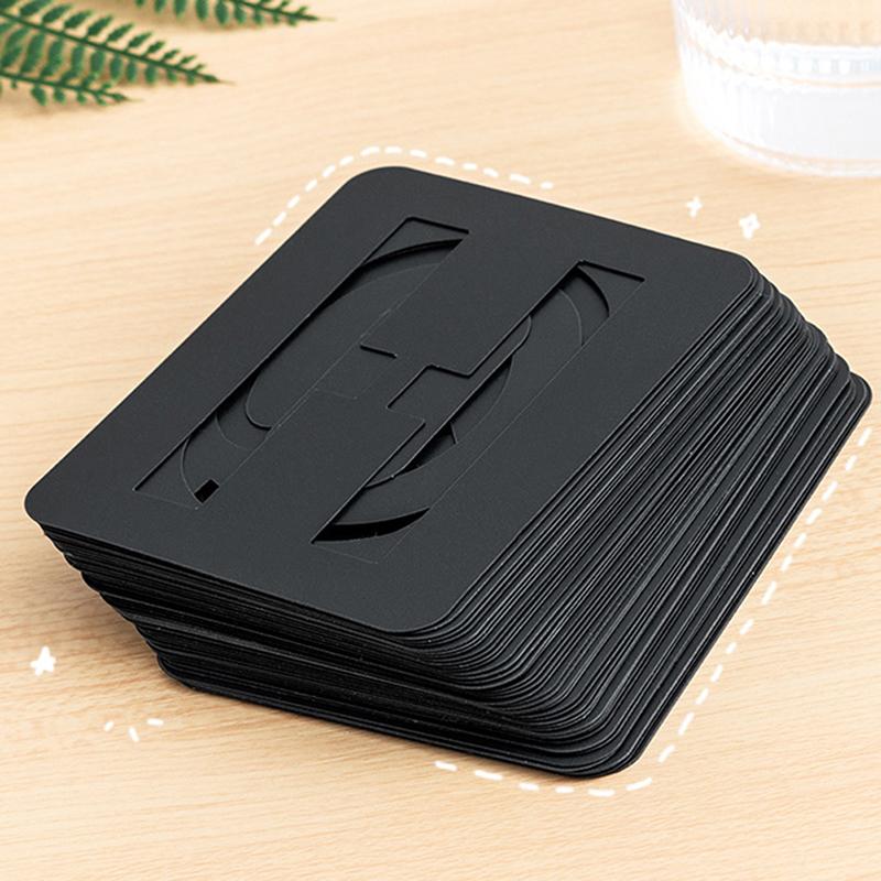 42 шт., буква, номер, символ, ремесло, полый трафарет, штамповка, тиснение, шаблон