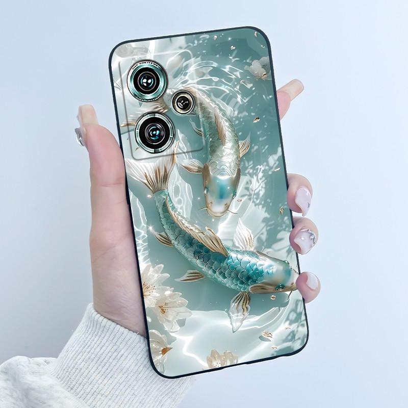 Чехол для ZTE Nubia Z50 NX711J Роскошный Милый Сердечко Кролик Черный Мягкий Силикон Ударопрочный Задняя Крышка Для Чехла Телефона NubiaZ50 Z 50 5G