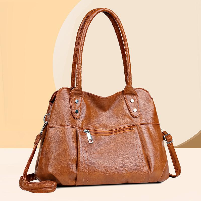 Сумка-тоут винтажная большая вместимость ручная сумка-трансформер