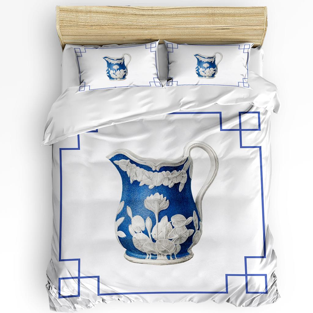 Пододеяльник в китайском стиле с изображением цветущей сливы, сороки и карпа с наволочкой, на заказ, комплект постельного белья из 3 предметов, пододеяльник, двуспальная кровать, домашний текстиль