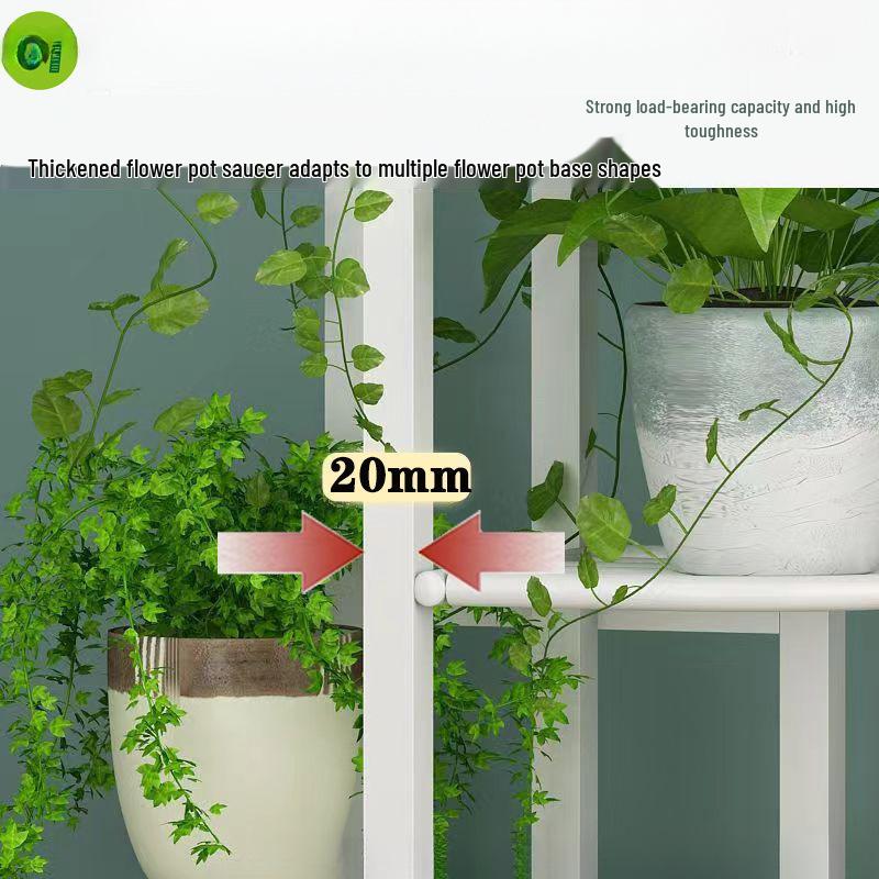 Multi-layer Space-saving Succulent and Flower Pot Shelf for Indoor/Outdoor Use – Ideal for Living Room, Balcony, or Garden