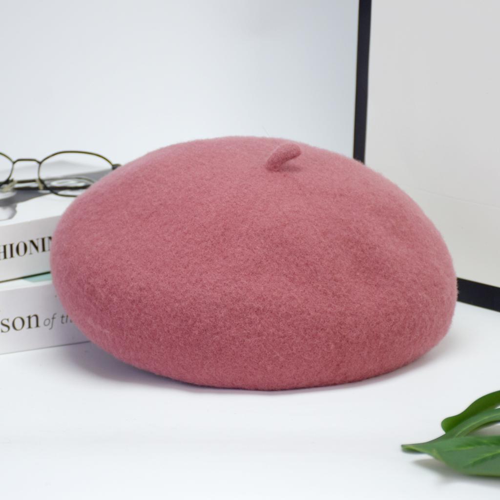 Korean beret women's hat autumn and winter British versatile literary painter hat Hong Kong style pumpkin hat winter hat