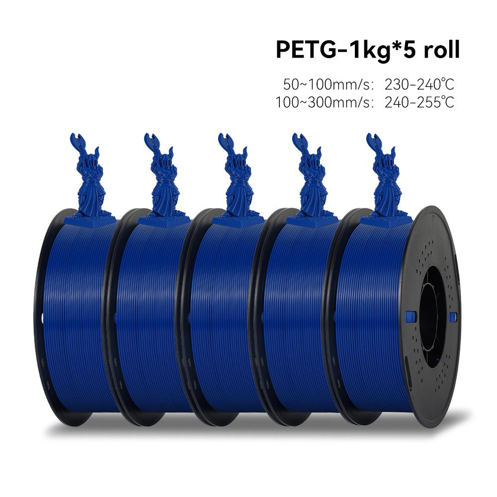 KEEPANG 5KG PETG 3D Printer Filament 1.75mm High Toughness Neatly Wound 3D Printing Material DIY Crafts Tools for 3D Printer