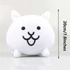 Плюшевая игрушка The Battle Cats Горячий игровой персонаж Плюшевая фигурка Мультяшный Neko Мягкая игрушка Котёнок Подарок для детей Детский День Рождения