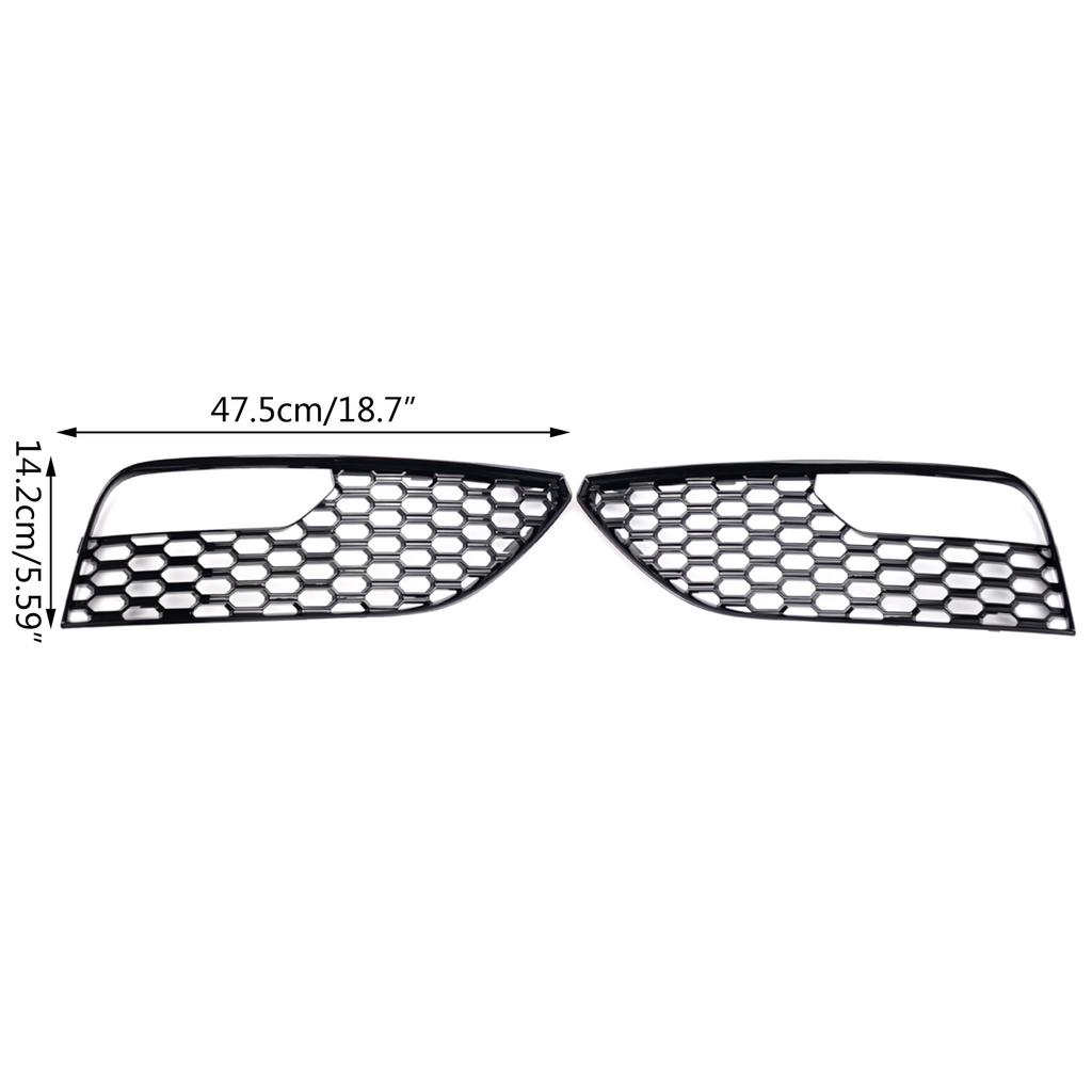 Черный Левый Правый Передний Капот Противотуманная Фара Нижняя Решетка Решетка Крышка Для A3 2012-2016 Замена 8V3807681