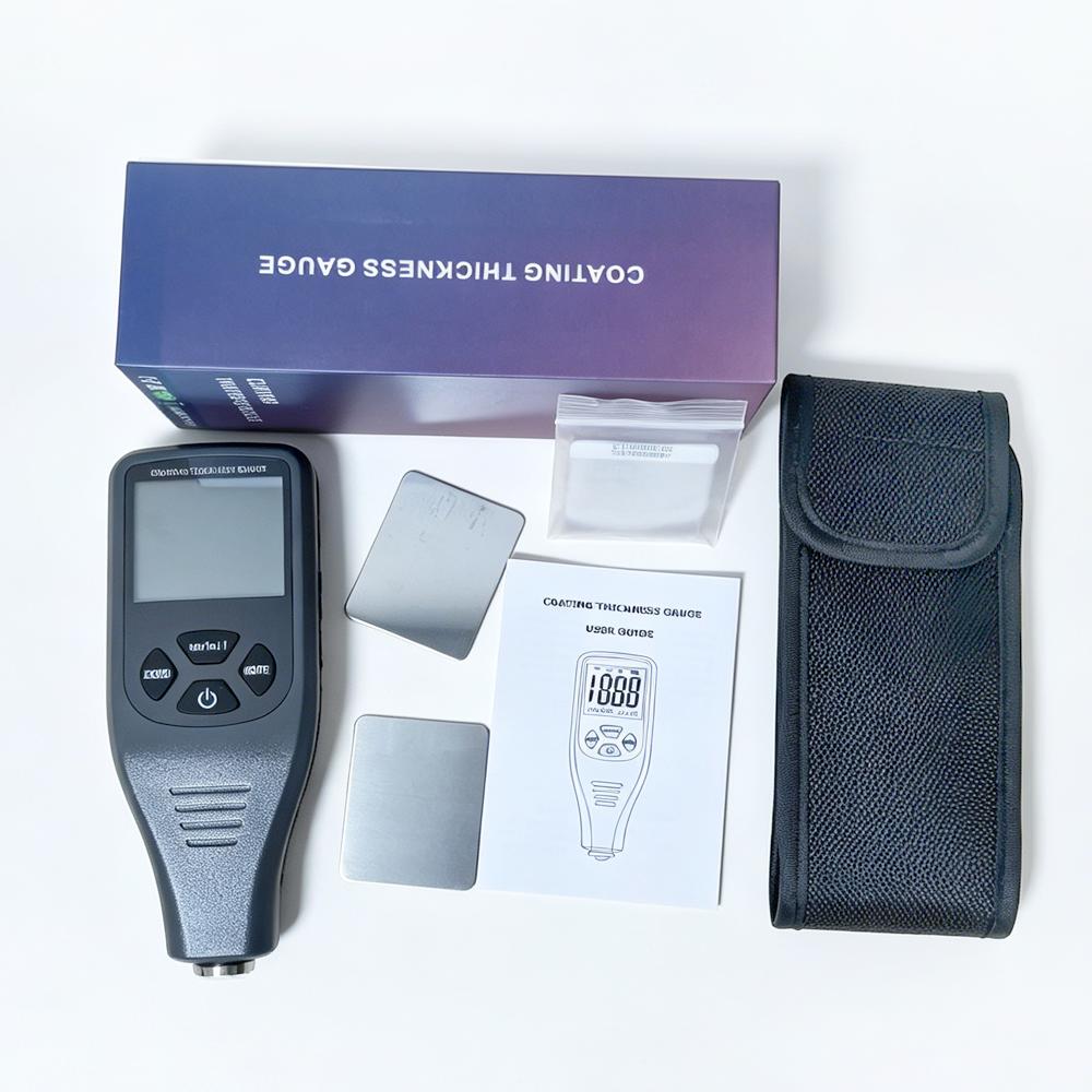 TC-200 Portable Digital Car Paint Thickness Meter Built-in Black Light Ultrasonic Gauges Paint Coating Detection TC200