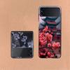 Снежная Персиковая Вишня Перед Домом Чехол Для Телефона Для Samsung Z Flip 6 7 5G Galaxy Z Flip 5 4 3 5G Чехлы Ударопрочный Жесткий