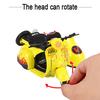 Simulation Retro Three Wheel Sheep Motorcycle Pull Back Model Children's Toy