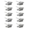 10PCS M109A6 Self-Propelled Howitzer DIY Model 3D Printable Resin Tank 1/700 1/350 Scale Model DIY Military Model for Hobby Collection (1/700 (1.32CM)